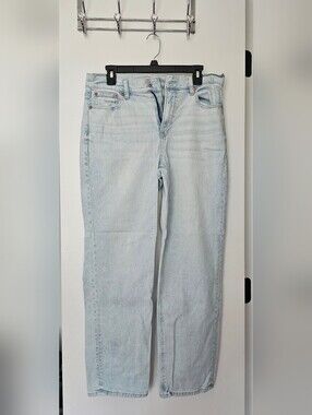 American Eagle Outfitters Light Wash Straight Leg Jeans Size 10